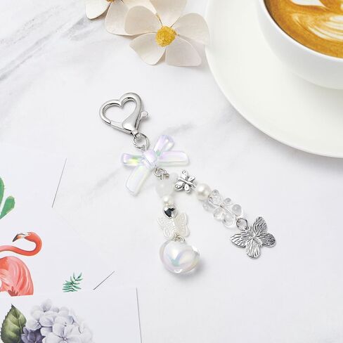 Cute Keychain Charms for Purses Handbags Backpack Accessories Y2K Aesthetic Keychain Women Girls Kawaii Bag Charm in Saudi Arabia