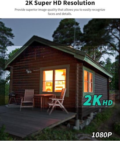 LIWAN 4G LTE Cellular Solar Security Camera Wireless, Solar Powered, No WiFi Security Camera Outdoor, PIR Motion Detection, 2K Color Night Vision, SIM Card Included, Unlimited Data Plan in Kuwait