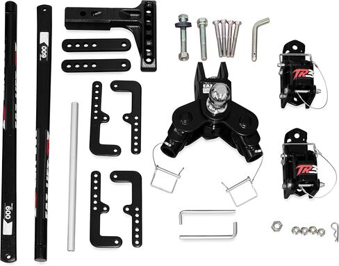 Camco Eaz-Lift TR3 1,200lb Weight Distribution Hitch Kit | Features 1,500lb Max Tongue Weight Rating, Pre-Installed 2-5/16-inch Hitch Ball, and Adjustable Sway Control | (48902) in Saudi Arabia