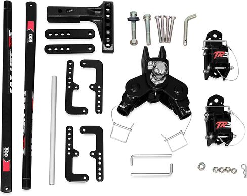 Camco Eaz-Lift TR3 1,200lb Weight Distribution Hitch Kit | Features 1,500lb Max Tongue Weight Rating, Pre-Installed 2-5/16-inch Hitch Ball, and Adjustable Sway Control | (48902) in Saudi Arabia