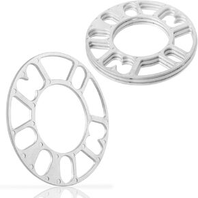 Universal Wheel Spacer: 8mm Thickness(5/16inch),Fit Bolt Pattern 4x98, 4x100, 4x108, 4x114.3, 5x100, 5x105,5x108, 5x110, 5x112, 5x114.3,5x120, 5x127, Compatible with Dodge Ford Jeep etc(4Pcs)