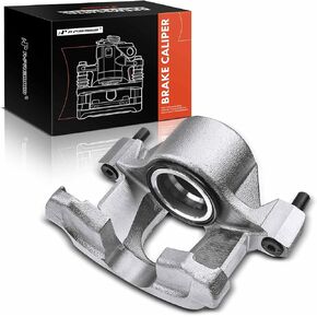 A-Premium Disc Brake Caliper Assembly Without Bracket Compatible with Select Ford and Mercury Models - For Mustang, Thunderbird, LTD, Fairmont, Capri, Cougar, Marquis, Zephyr, 1983-1986 - Front Driver