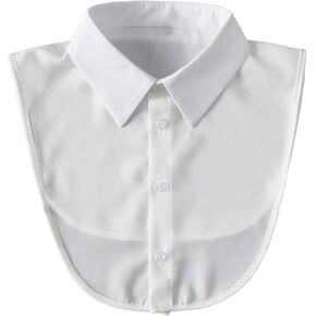 Chiffon Chic Lady's Fake Collar Floral Elegant Office Half Blouse False Collar Dickey
