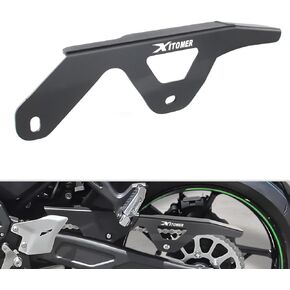 Xitomer Rear Chain Guard Fit for KLR650 Chain Guard Fit for Ninja 650/ KLX140 Series/ Z650/ Z650RS Motorcycle Rear Sprocket Guard