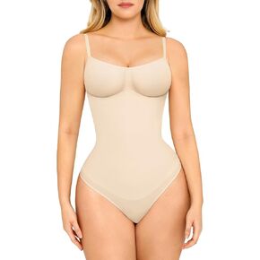 FeelinGirl Shapewear Bodysuit Tummy Control for Women Seamless Sculpting Snatched Waist Body Shaper Body Suit in Saudi Arabia