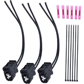 munirater Ignition Coil Connector Plug 3Pcs with Wires Replacement for 300 / GS300 / SC300 / IS300