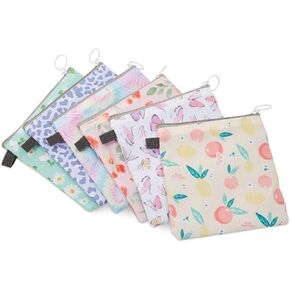 وسادة جلاميليلي وحقيبة تامبون للمحفظة، حقيبة منتجات أنثوية للنساء والمراهقين والفتيات (5x5 بوصة، 6 عبوات) in Kuwait