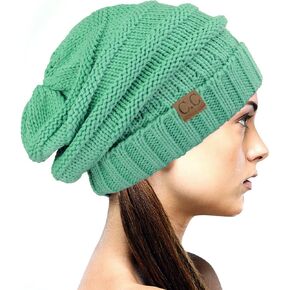 NYFASHION101 Slouch Wrinkled Beanie Cap Slouchy Skull Hat