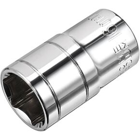 uxcell 1/2-Inch Drive 11mm 6-Point Shallow Socket, Metric, Cr-V