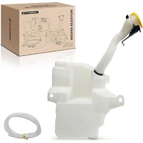A-Premium Windshield Washer Reservoir Compatible with Select Ford Models - Escape 2013-2014, C-Max 2013-2018, with (Washer Pump/Cap/Filler Neck/Hose) - Replace# CJ5Z17618APFM