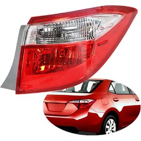 1-Pack RH Tail Light Assembly Replacement for 2014 2015 2016 Corolla Passenger Side 8155002751