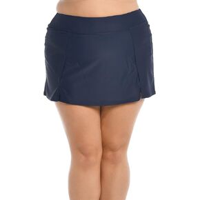 Maxine Of Hollywood Women's Side Slit Swim Skirt Swimsuit