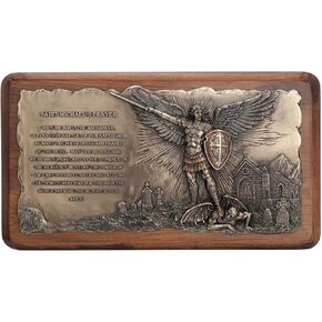 Veronese Design Saint Michael's Prayer Wall Sculpture Plaque