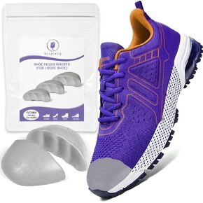 Shoe Filler Inserts for Loose Shoes, Shoe Inserts for Shoe Too Big, Toe Filler Make Shoes Fit, for Both Men and Women (Small: 1/2-1 Size Bigger)