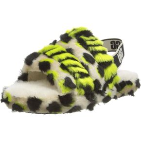UGG Girls' Fluff Yeah Marble Slide