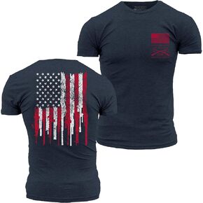 Grunt Style 2A Stars and Stripes Men's T-Shirt
