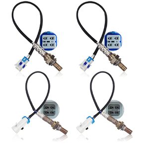4Pcs O2 Oxygen Sensor 12576131 12615149 Compatible with 2008 2009 2010 2011 2012 2013 Chevrolet Silverado 1500 4.8L 5.3L 6.0L 6.2L Upstream Downstream