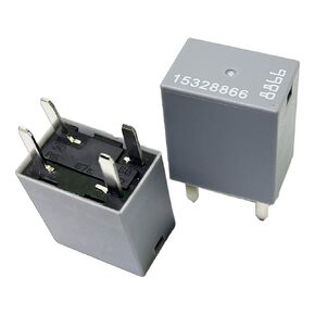 Relay 15328866,20A 12VDC 4 Pins Automotive Relay, Use Relay 8385,Compatible with GM GMC Buick Chevy Vehicle (Set of 2)