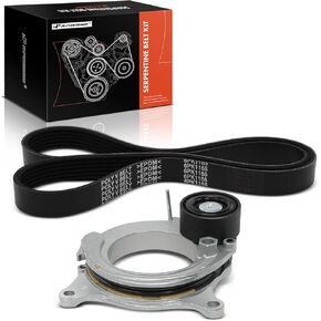 A-Premium Serpentine Drive Belt Kit with Tensioner Compatible with BMW Cars - 230i, 230i xDrive, 330i, 330i GT xDrive, 330i xDrive, 430i, 430i Gran Coupe, 430i xDrive, 430i xDrive Gran Coupe - 2.0L