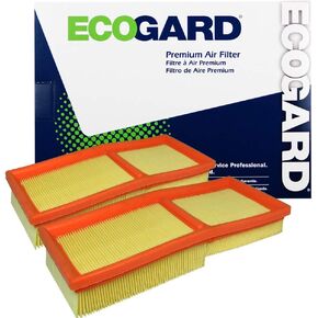 ECOGARD XA5443 Premium Engine Air Filter (Set of 2) Fits Chrysler Crossfire 3.2L 2004-2008 | Mercedes-Benz SLK320 3.2L 2001-2004
