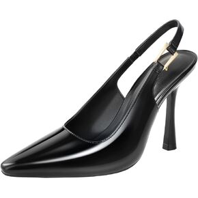 Ankis Slingback Heels for Women 3.9in Kitten Heels Closed Pointed Toe High Heel Wedding Party Dress Shoes Women's Pumps