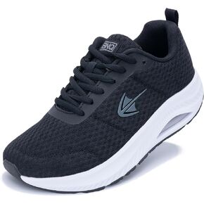 RomenSi Wide Toe Box Shoes Women Arch Support Walking Shoes Air Athletic Tennis Wide Width Sneakers for Plantar Fasciitis US 6-11