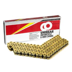 520 Drive Chain 110 Links O-Ring Gold with 1 Connecting Link for Motorcycle ATV Dirt Bike