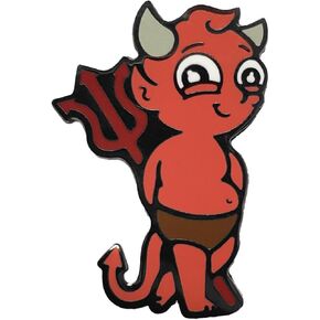 Cute Devil Enamel Lapel Pin