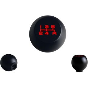 JGR Billet Aluminum Manual Shift Knob 5 Speed Pattern W/Flat Top M12x1.25 M10x1.5 M10x1.25 M8x1.25 Thread Size