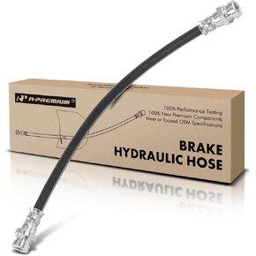 A-Premium Rear Driver or Passenger Brake Hydraulic Hose Compatible with Kia Models - Rio Rio5 2008 2009 2010 2011 Without Bracket - Replace# 587371G000