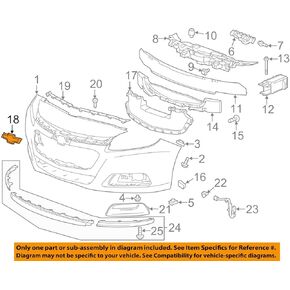GM 23131644 EMBLEM ASM-FRT BPR FASCIA