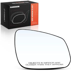 A-Premium Right Passenger Side Non-Heated Mirror Glass with Backing Plate - Compatible with Chevrolet Spark 2016 2017 2018 - Exterior Side View Convex Mirror