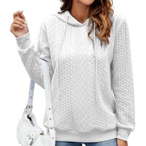 Nimsruc Hoodies For Women Pullover Long Sleeve Oversized Sweatshirts Casual
