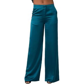 Trina Turk Women's Satin Wide Leg Pants