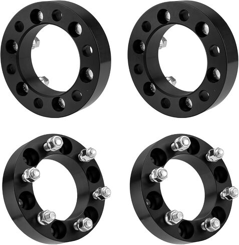 KAX 6x139.7mm to 6x135mm Wheel Adapters,1.5 inch 6 Lug Centric Wheel Adapters (Changes Bolt Pattern) fit for Silverado 1500, 1500, Sierra 1500, Tahoe, K1500, with M14x1.5 Studs 108mm Hub Bore,4pcs in Saudi Arabia