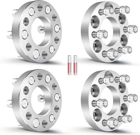 OCPTY 6x4.5 to 6x4.5 Wheel Spacers for Dakota for Durango for Viper 1 inch 1/2 Studs 71.5mm Hub Bore Forged Wheel Spacers 6 lug 4PCS in Saudi Arabia
