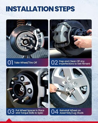 فواصل عجلات KAX 5x4.5، 1 بوصة 5 فواصل عجلات مركزية مناسبة لـ RAV4، Camry، Highlander، Sienna، RX350، ES350، Venza، Avalon، ES330، Prius V مع مسامير M12x1.5 60.1 مم، قطعتان in Saudi Arabia