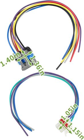 88862288 15305920 15305887 4-Speed Transmission Pigtail Kit Neutral Safety Switch Pigtails Switch Connectors 7-Pin & 4-Pin Wire Fit for 4L60E 4L80E Allison 1000 15305887 350-0077-1P in Saudi Arabia