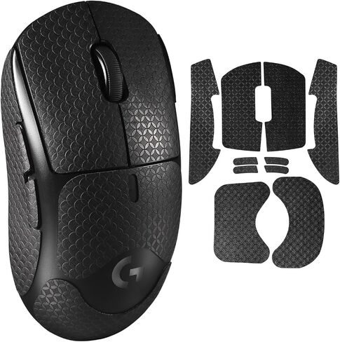 Sweat-Resistant Mouse Grip Tape for Logitech G Pro X Superlight Mouse Sticker Anti-Slip Skin for G Pro Superlight Decals(White) in Saudi Arabia
