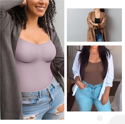FeelinGirl Shapewear Bodysuit Tummy Control for Women Seamless Sculpting Snatched Waist Body Shaper Body Suit in Saudi Arabia