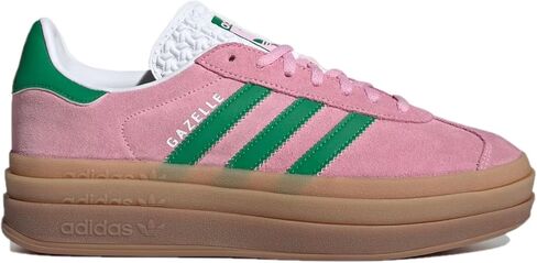 adidas Gazelle Bold Womens Sneakers, Blue Burst/Silver Metallic/Aurora Ink, Size 5.5 in Saudi Arabia