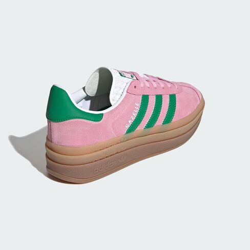 adidas Gazelle Bold Womens Sneakers, Blue Burst/Silver Metallic/Aurora Ink, Size 5.5 in Saudi Arabia