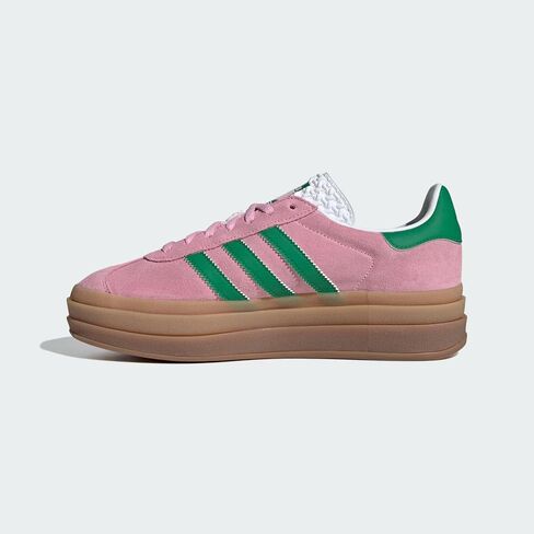 adidas Gazelle Bold Womens Sneakers, Blue Burst/Silver Metallic/Aurora Ink, Size 5.5 in Saudi Arabia