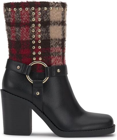Jessica Simpson Womens Faux Leather Studded Mid-Calf Boots in Saudi Arabia