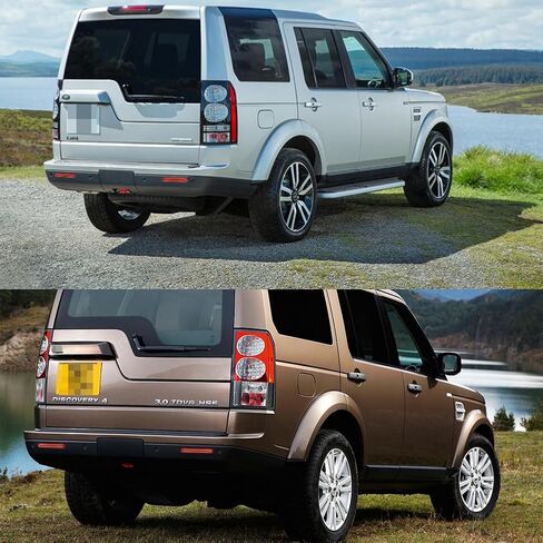 Smoked Lens 3 IN 1 LED Fog lamp for Land Rover Discovery 3 LR3, Land Rover Discovery 4 LR4 Rear Fog Bumper Reflector Brake Tail Sequential Flash Signal Lights in Kuwait