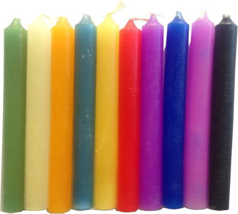 Pack of 20 Wicca Magic Ritual Small Mini Spell Chime Candles for Pagan and Witchcraft Altars (Pink) in Saudi Arabia