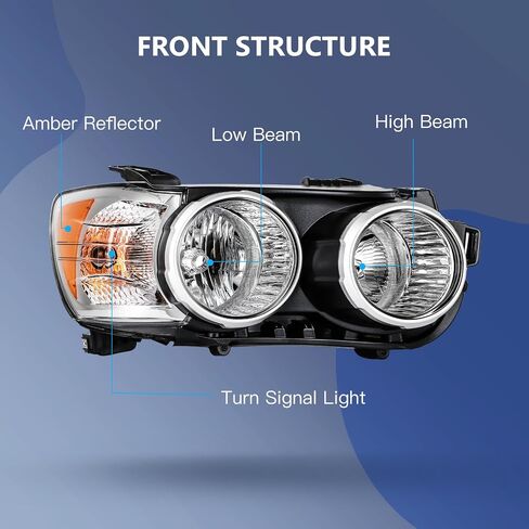 ECCPP Headlight Assembly for Chevrolet Sonic 2012-2016 Driver and Passenger Side Headlamps in Saudi Arabia