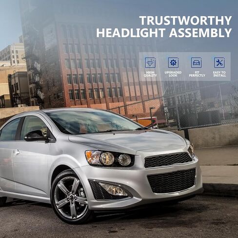 ECCPP Headlight Assembly for Chevrolet Sonic 2012-2016 Driver and Passenger Side Headlamps in Saudi Arabia