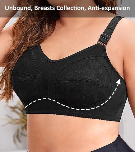 Annenmy Bras for Women No Underwire Posture Corrector Bra Push up Wireless Bras Comfy Light Support Everyday Bras in Saudi Arabia