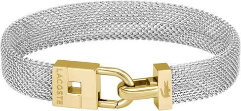 Lacoste Women's Enie Jewelry Mesh Bracelet, Minimalist and Contemporary Ladies Collection, For a Day to Night Look in Saudi Arabia
